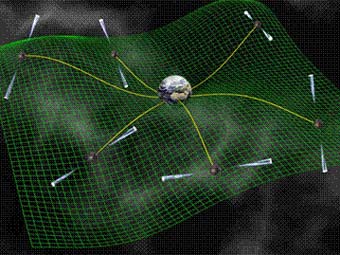 Гравитационные волны должны оказывать влияние на характер излучения, испускаемого пульсарами. Изображение авторов исследования