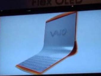 Ноутбук Sony с гибким OLED-дисплеем
