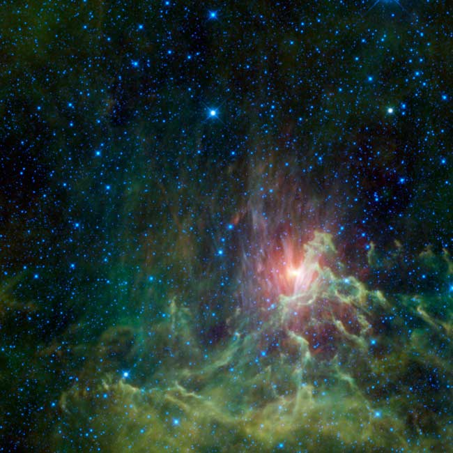 Фотографиии космических диковин с телескопа WISE  