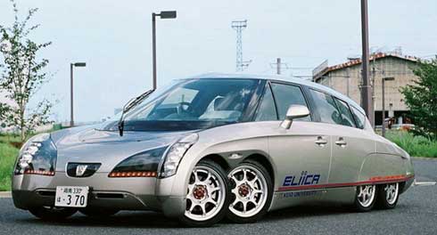 8-колесный электромобиль Eliica 